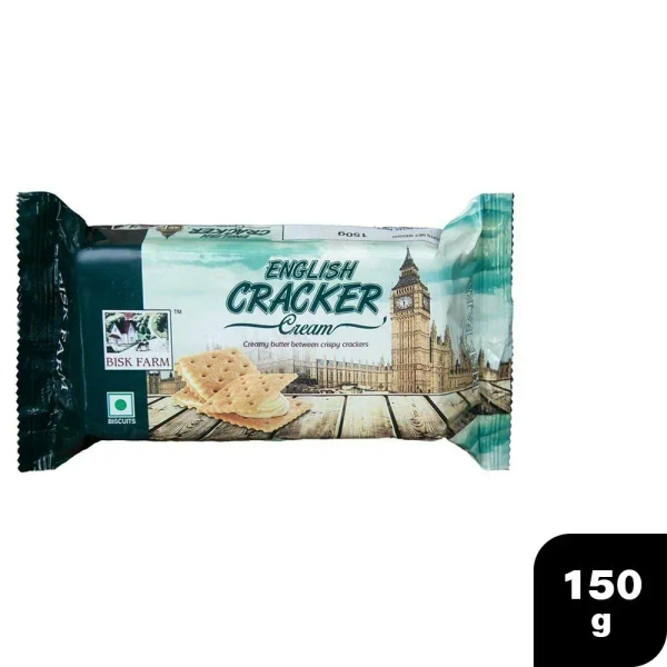 Biskfarm English Cracker Cream Biscuits - 150 gm