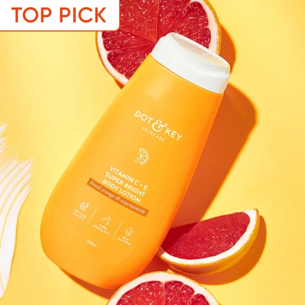 Dot & Key Vitamin C + E Body Lotion for Glowing Skin - 250 ml