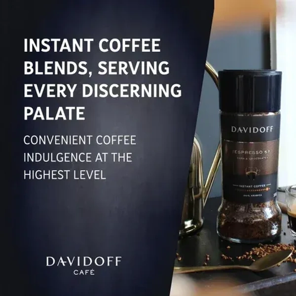 Davidoff Espresso 57 Instant Coffee - Dark And Chocolatey - 100 g