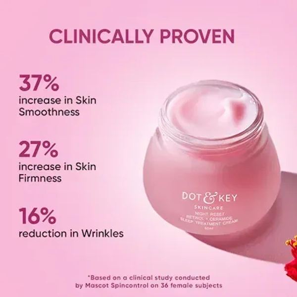 Dot & Key Retinol + Ceramide Night Cream for Fine Lines & Wrinkles - 60 ml