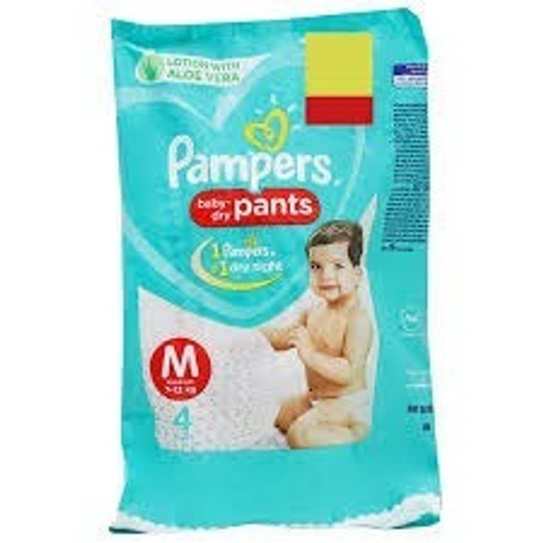Pampers Diaper Pants ( M, 7-12 Kg ) - 1 pack (4 pieces)