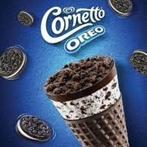 Kwality Walls Cornetto Disc Oreo Frozen Dessert Cone - 110 ml