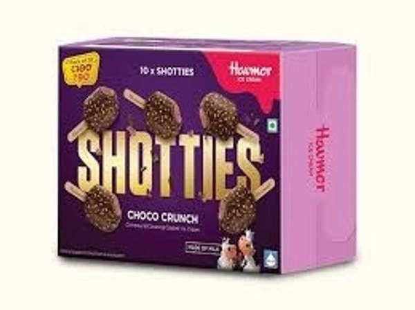 Havmor Choco Crunch Shotties (18 Ml X 10 Pcs) - 180 ml