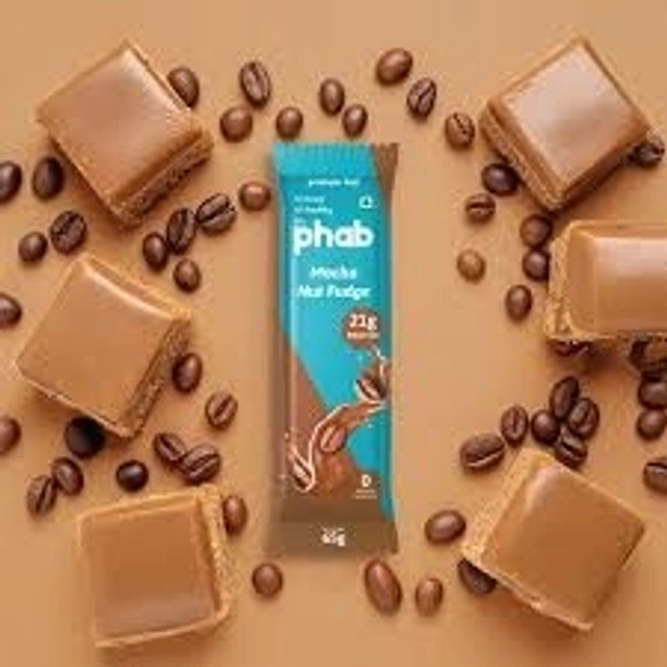 Phab Mocha Nut Fudge - 21G Protein Bar - 65 g