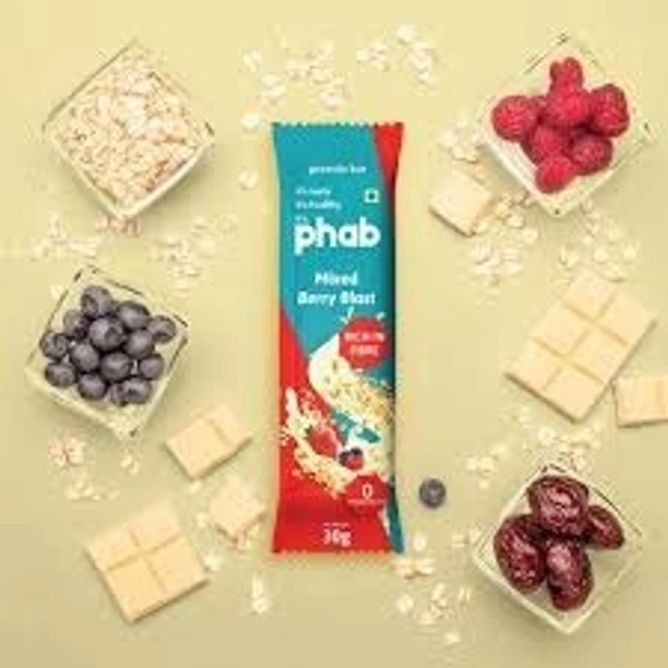 Phab Mixed Berry Blast - Granola Bar - 30 g