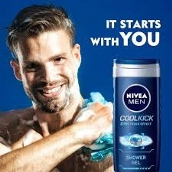 Nivea Men Cool Kick Shower Gel - 250 ml