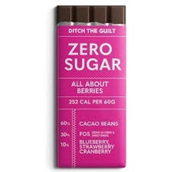 Ditch The Duilt Ditch The Guilt Zero Sugar All About Berries - 60g