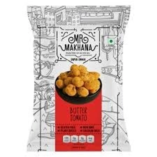 Mr Makhana Butter Tomato Flavoured Makhana Small - 25 g
