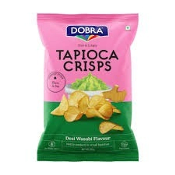 Dobra Tapioca Crisp Wasabi Flavour Chips - 60gm
