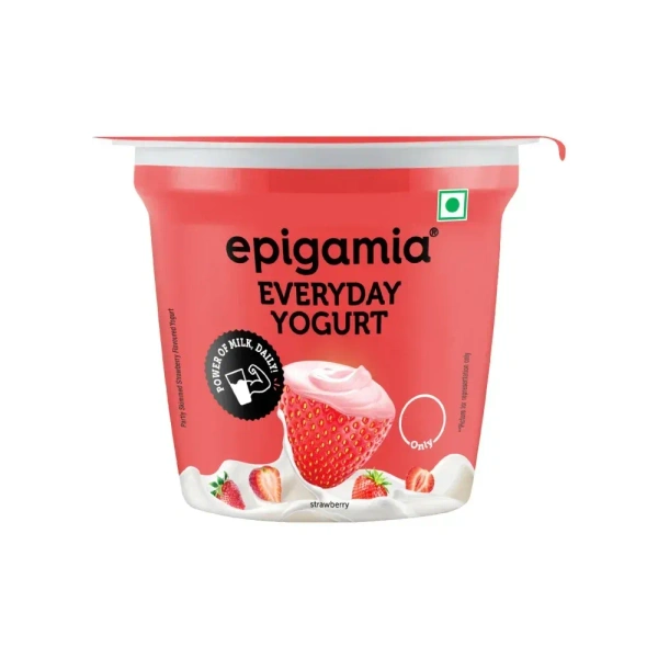 Epigamia Everyday Yogurt Strawberry Flavoured