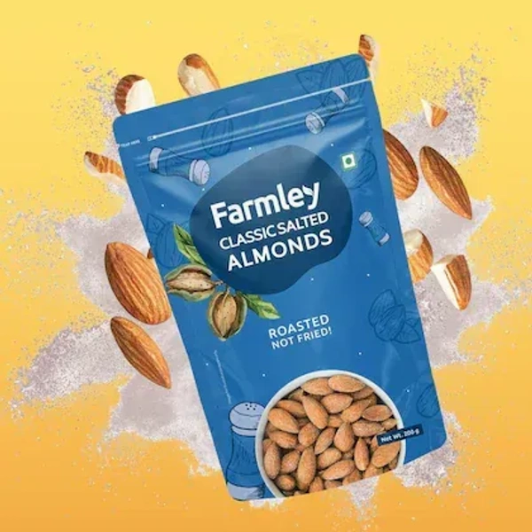 Farmley Salted Almonds - 200gm