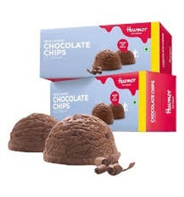 Havmor Chocolate Chips Ice Cream Family Pack (Buy 1 Get 1) - 700 ml + 700 ml