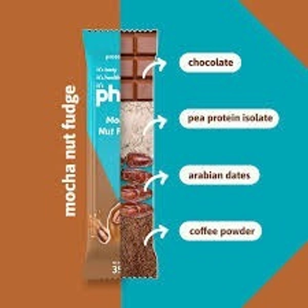 Phab Mocha Nut Fudge - 11G Protein Bar - 35 g