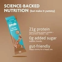 Phab Mocha Nut Fudge - 21G Protein Bar - 65 g