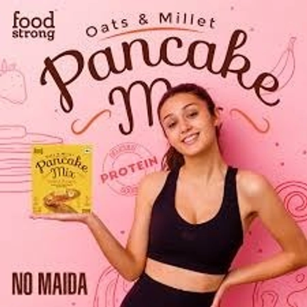 Food Strong  Pancake Mix Mango  - 250g