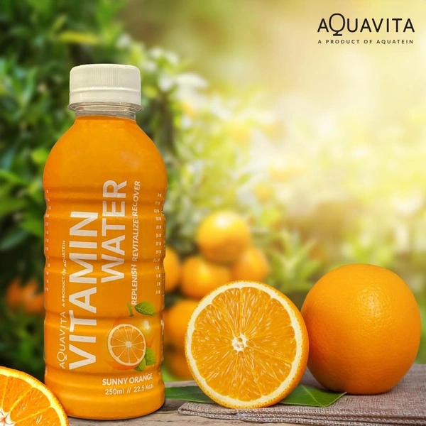 Aquatein - Vitamin Water- Sunny Orange - 250ml