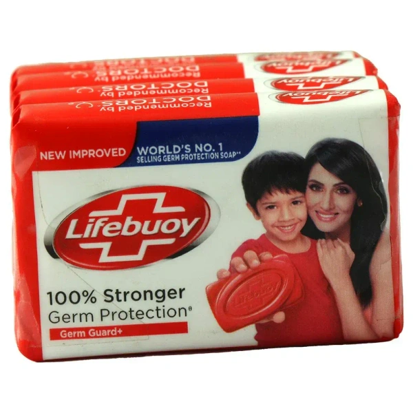 Lifebuoy Germ Guard Total - Combo Pack ( 4 X 125 G + 125 G Free) - 5 x 125 g