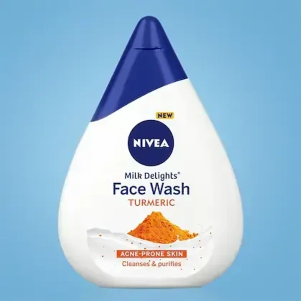 Nivea Milk Delight Turmeric Acne-Prone Skin Face Wash - 50 ml