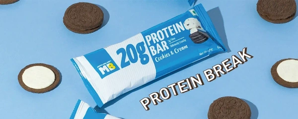 Muscle Blaze 20Gm Cookies & Cream Protein Bar