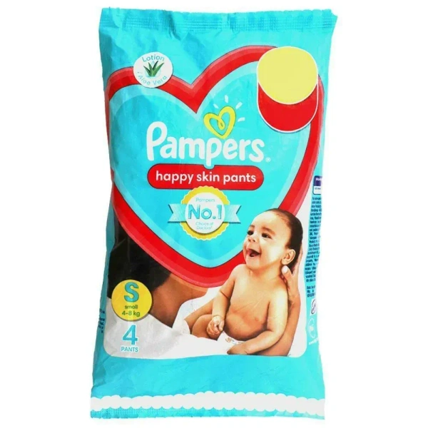 Pampers Diaper Pants ( S, 4-8 Kg ) - 1 pack (4 pieces)