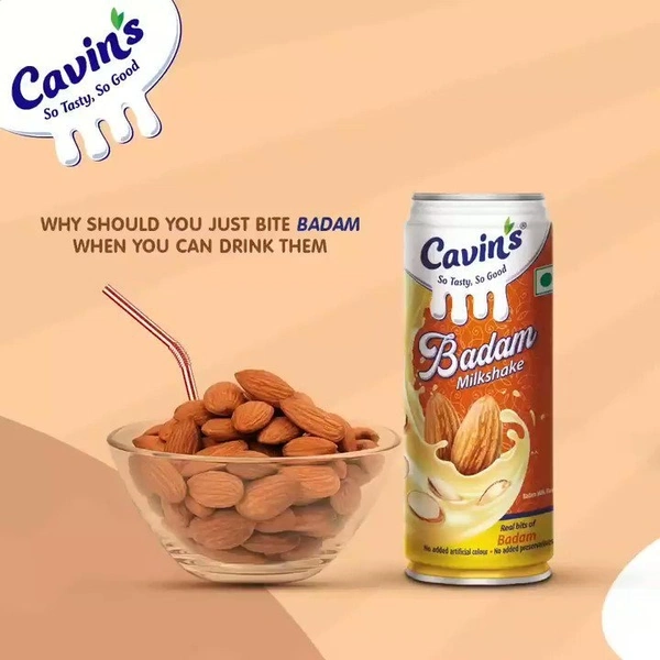 Cavin's Badam Milkshake - 200 ml