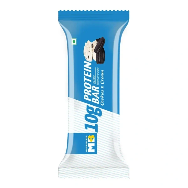Muscle Blaze 10Gm Cookies & Cream Protein Bar