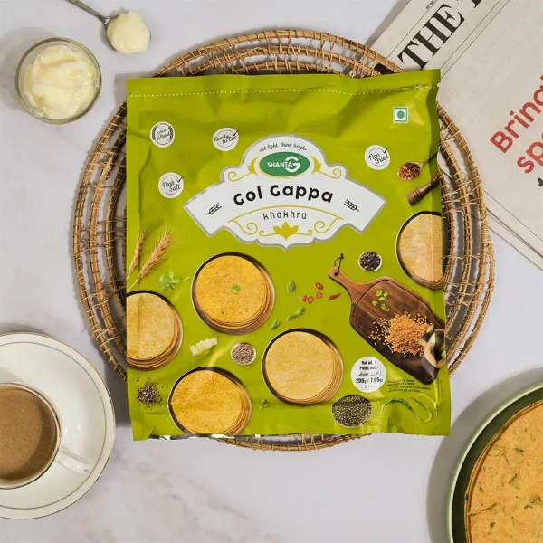 Shanta G Gol Gappa Round Khakhra - 200 g