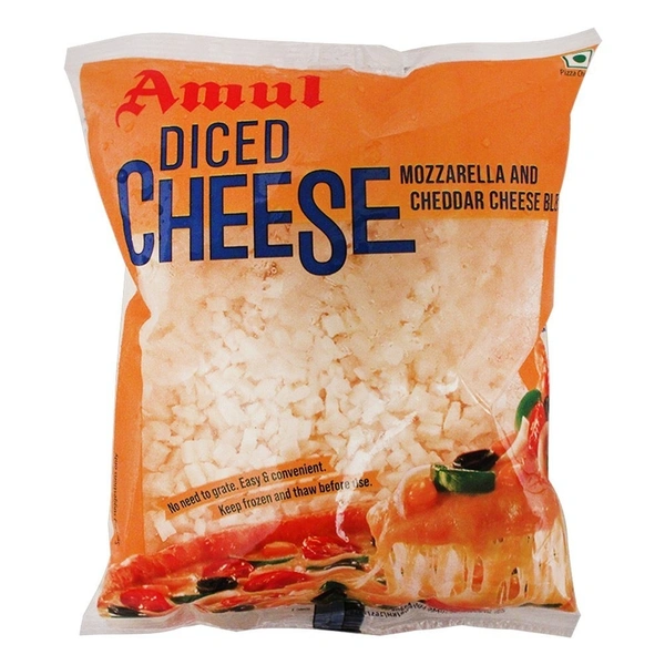 Amul Diced Cheese - 200gm