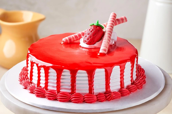 Love At First Bite Strawberry Cake