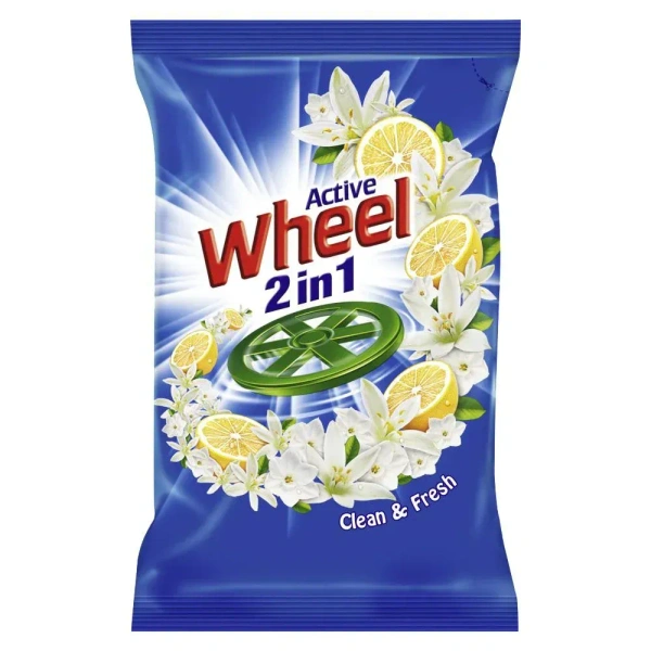 Wheel 2 In 1 Cleam & Fresh Detergent Powder - 1 kg