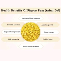 Rahar Dal / Toor Dal Premium Unpolished (Loose)  (राहर दल) - 1kg
