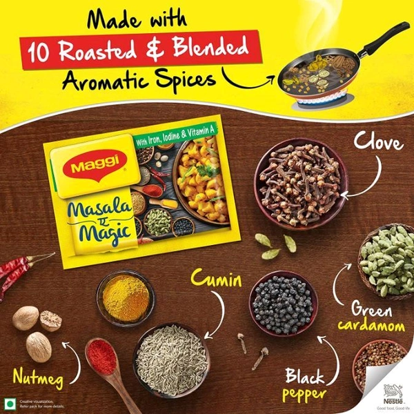 Maggi Masala A Magic Sachet  - 6gm×4Pc