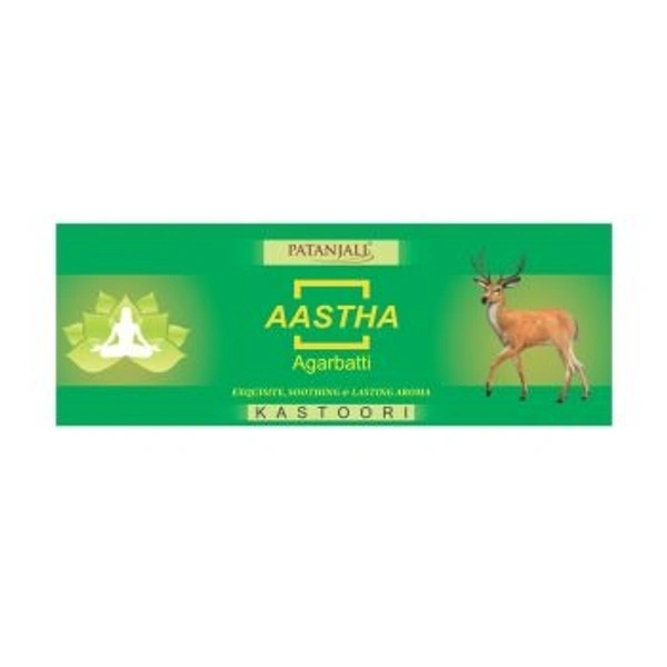 Patanjali  Aastha Agarbatti 20gm - Kastoori