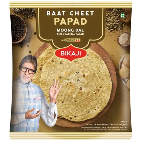 Bikaji Baat Cheet Papad - 400gm