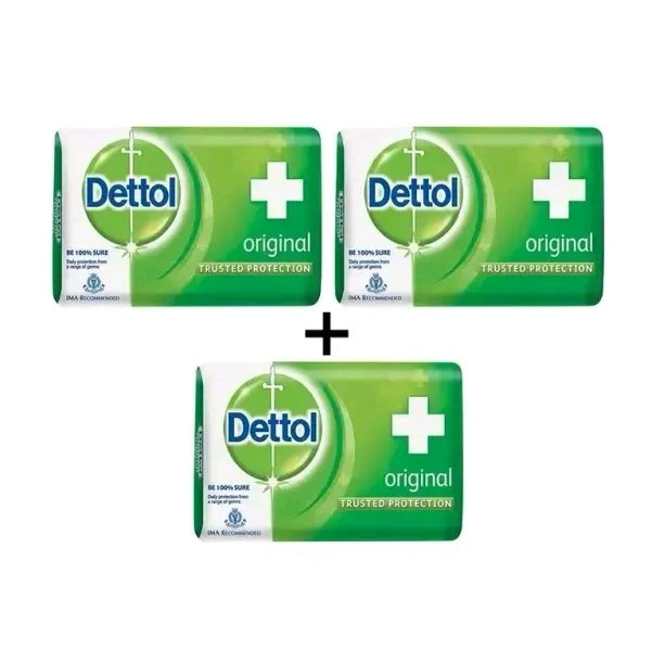Dettol Soap Original  - 3×125gm