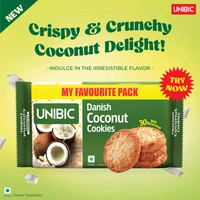 UNIBIC Danish Coconut Cookies - 300g