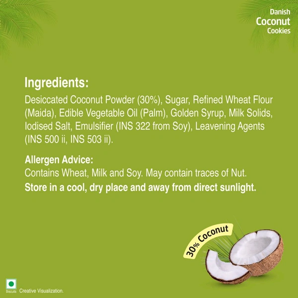 UNIBIC Danish Coconut Cookies - 300g