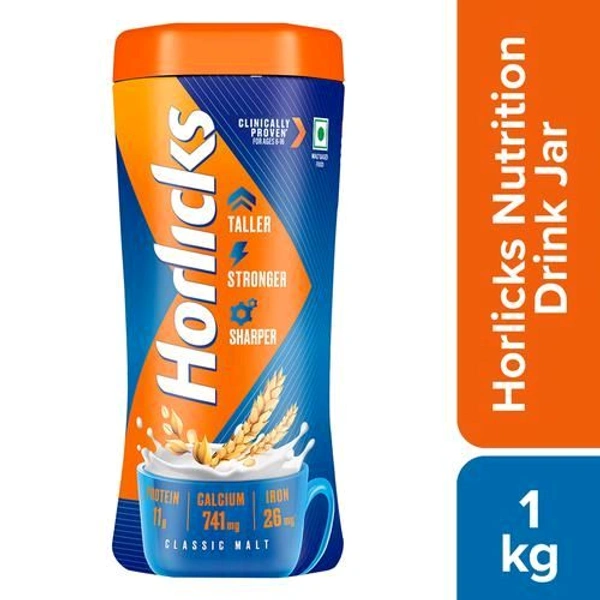 Horlicks Classic Malt Jar - 1kg