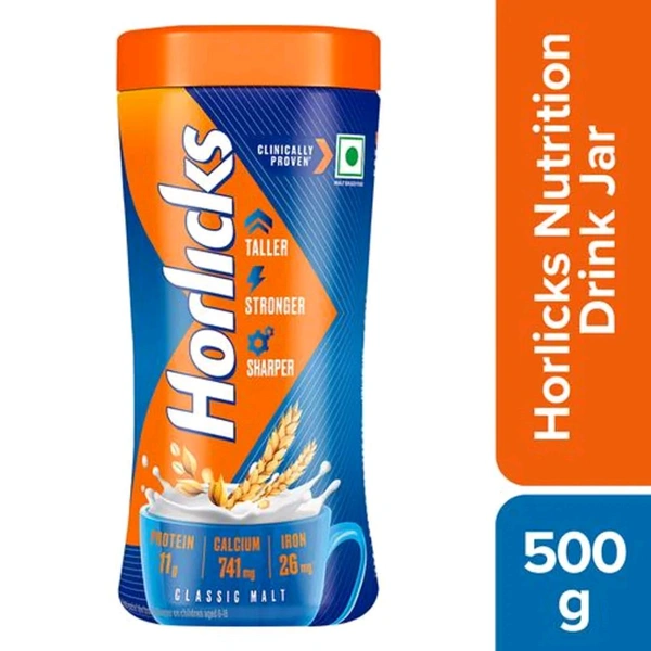 Horlicks Classic Malt Jar - 500gm