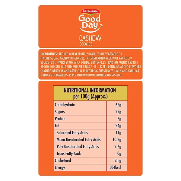 Britannia Good Day Cashew cookies - 250gm