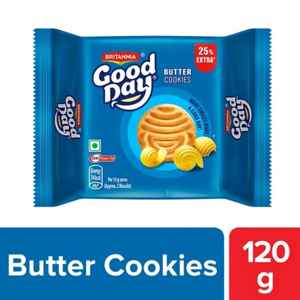 Britannia Good Day Butter Cookies  - 120gm