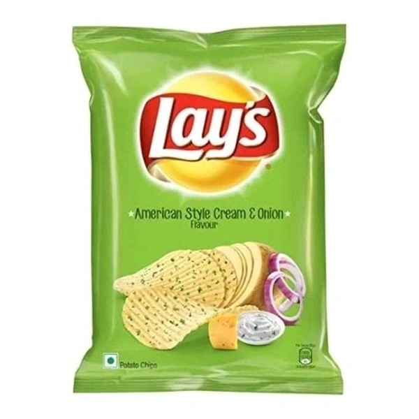Lay's American Style Cream & Onion Flavour - 28gm