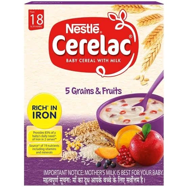Nestle Cerelac Baby Cereal 300gm - 18(Grains And Fruits)