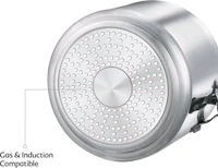 Judge By Prestige Deluxe 5 L, 3 L, 2 L Inner Lid Induction Bottom Pressure Cooker - 5 L 3 L 2 L