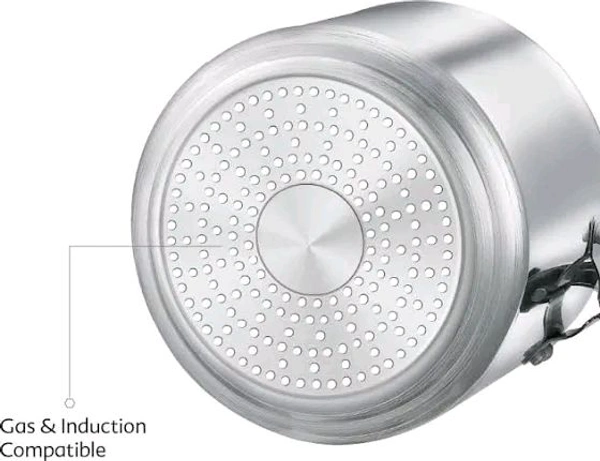 Judge By Prestige Deluxe 5 L, 3 L, 2 L Inner Lid Induction Bottom Pressure Cooker - 5 L 3 L 2 L