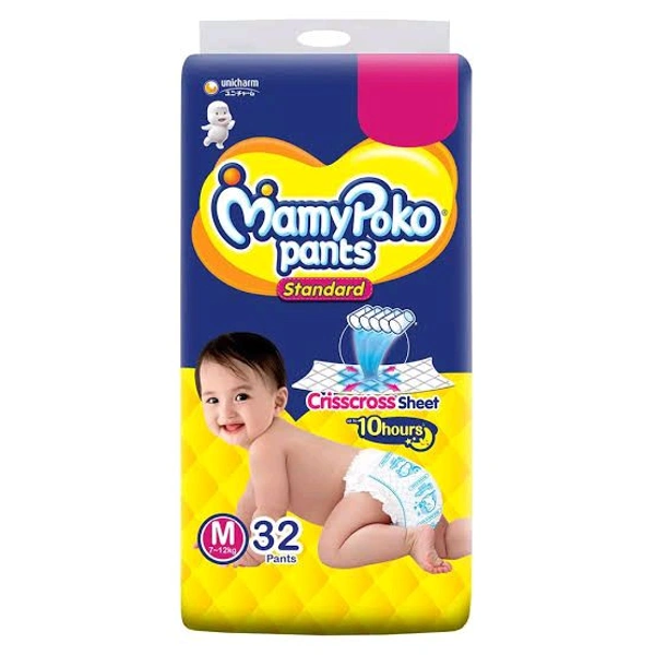 Mamypoko Diaper Medium Size  - 32pc