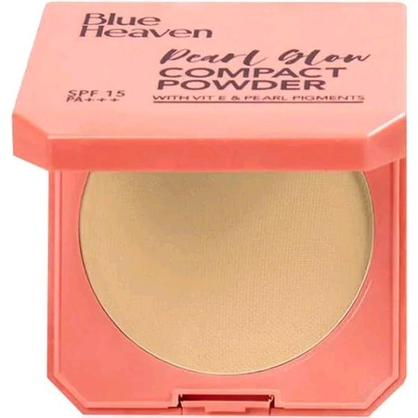 Blue Heaven Pearl Glow Compact Powder - 16gm Vanilla