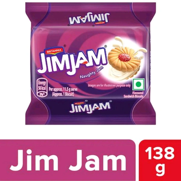 Britannia Jim Jam Biscuit - 138gm