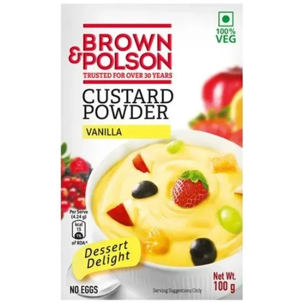 Brown & Polson Vanila Custard Powder  - 100gm