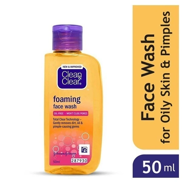 Clean And Clear Foaming Face Wash  - 50ml
